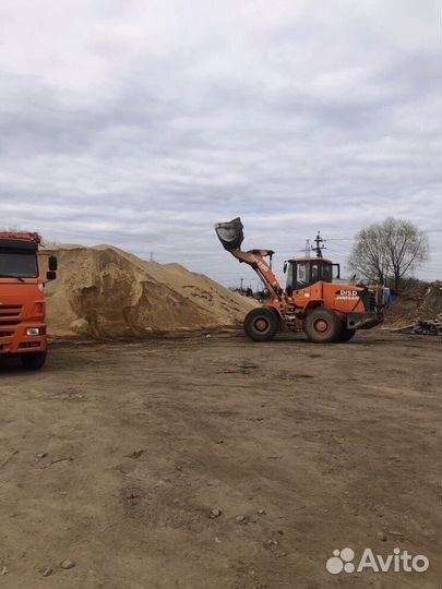 Песок карьерный доставка