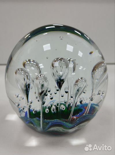 Пресс папье стекло. Тяжелый