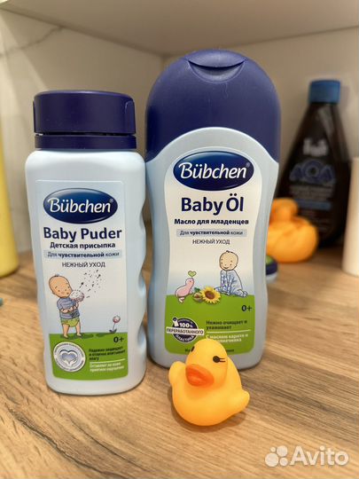 Детская присыпка, масло и крем Bubchen (бюбхен)