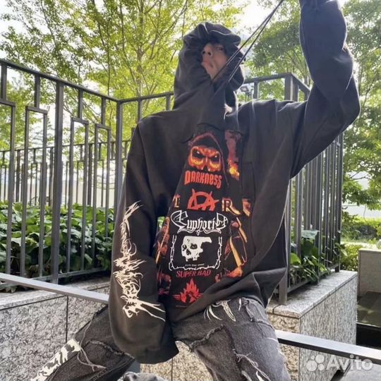 Худи Vetements Hardcore Patch Hoodie