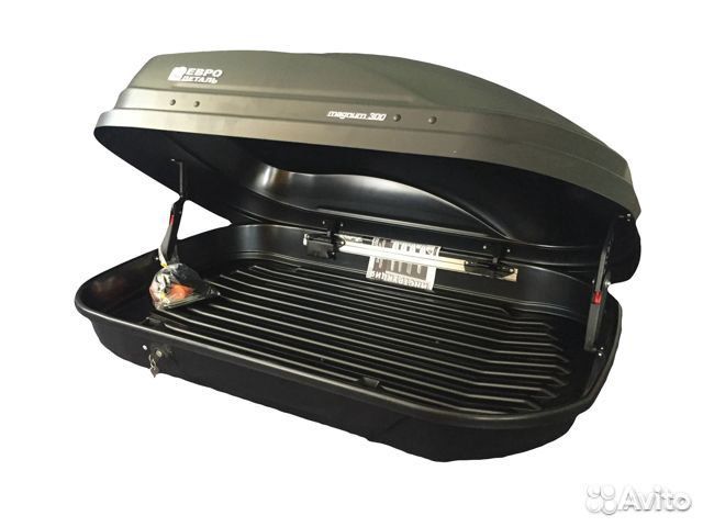 Автомобильный бокс Магнум 300 (черный карбон)