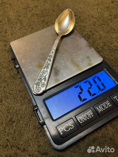 Ложка Чайная ложка 875 пробы, 22гр. СССР