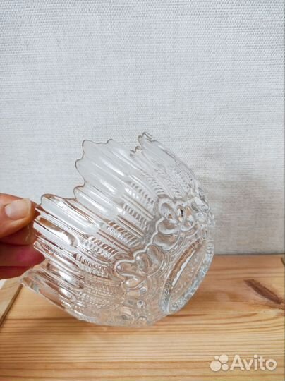 Ваза лзхс Зимние узоры Бяков 80е малая