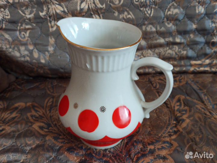 Фарфоровый кувшин СССР. Тернопольский завод