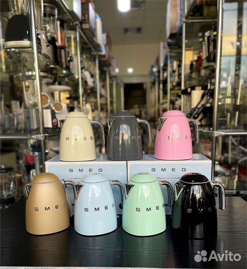 Чайники и тостеры smeg