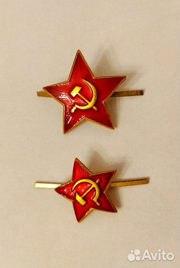 Звезда кокарда на пилотку/фуражку