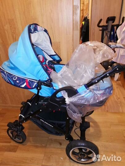 Коляска camarelo 3 в 1