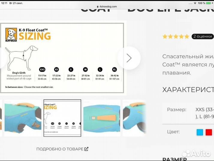 Спасательный жилет для собак (новые)