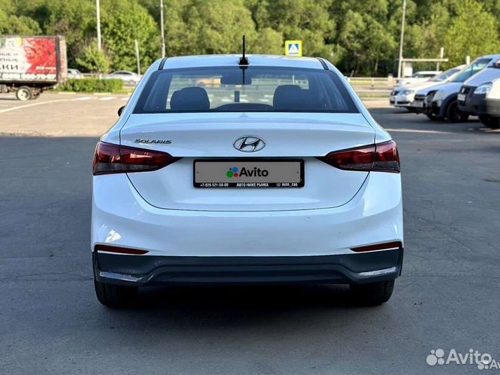 Hyundai Solaris 1.4 МТ, 2018, 206 807 км