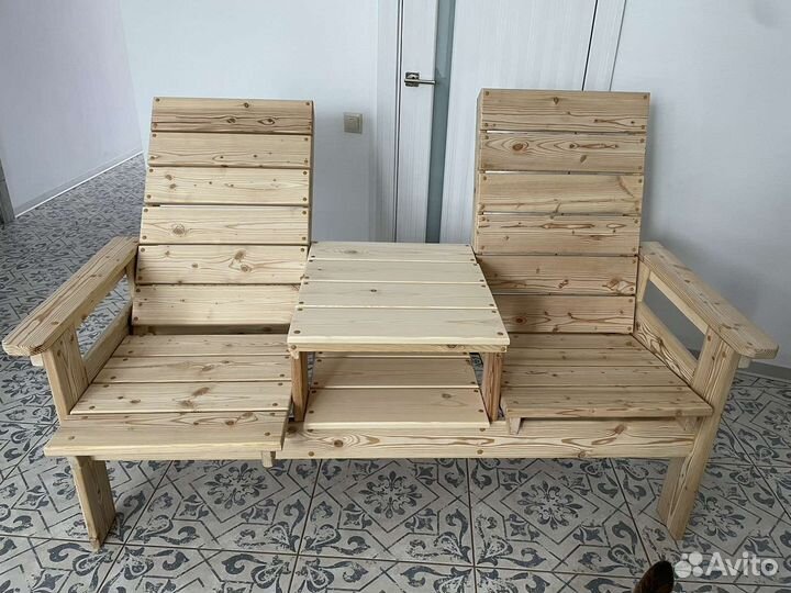 Лавка из дерева