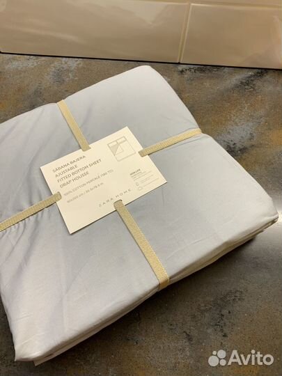Новая простыня 90 х 200 Zara home