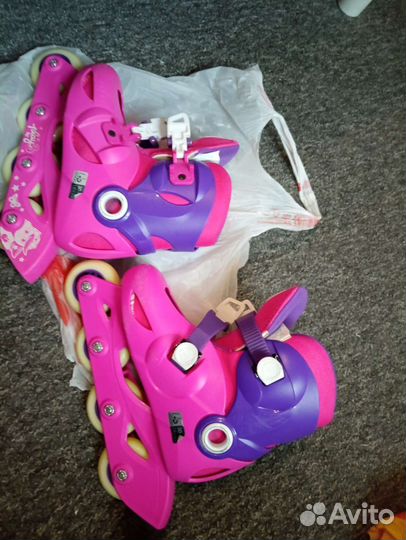 Роликовые коньки детские раздвижные