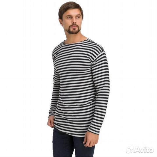 Тельняшка вмф летние Чёрная полоса