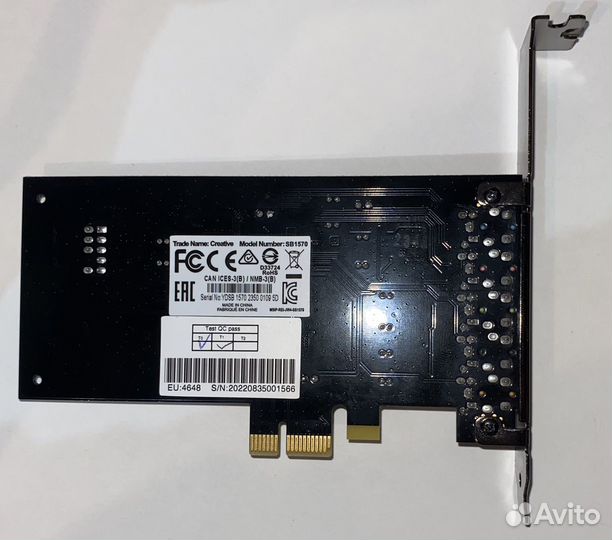 Звуковая карта Creative SoundBlaster Audigy Fx