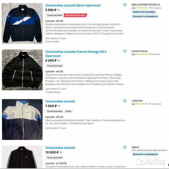 Casual outfit ветровка Lacoste оригинал