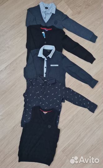 Брюки+рубашки+кардиган