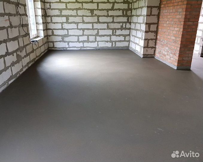 Полусухая стяжка пола