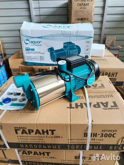 1100Вт 90л/м напор 48м Насос центробежный Aguor