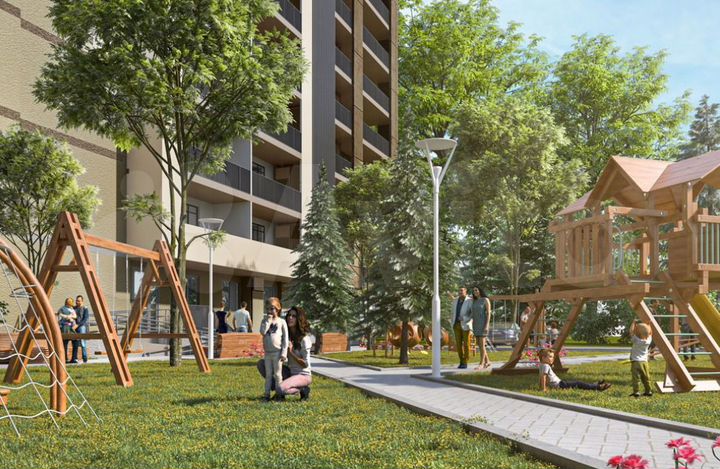 1-к. квартира, 42 м² (Грузия)