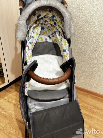 Санки коляска galaxy glory gloss