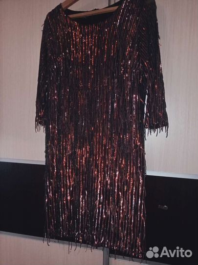 Праздничное платье из пайеток