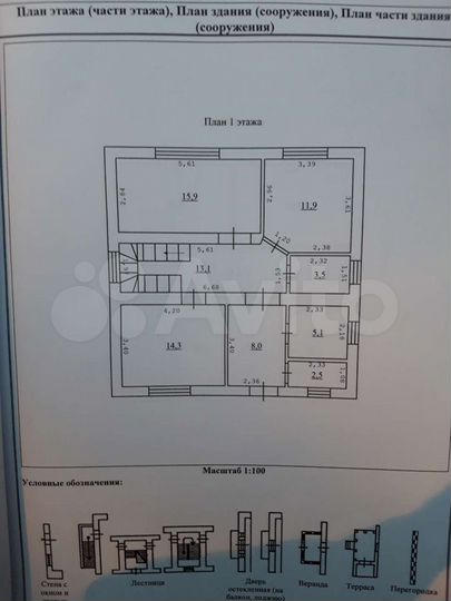 Дом 200 м² на участке 5 сот.