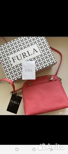 Сумка натуральная кожа furla