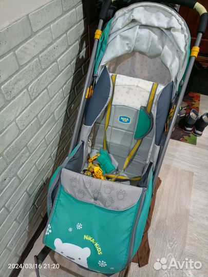 Санки коляска ника кидс
