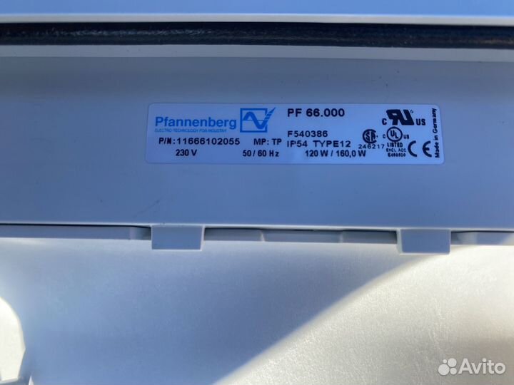 Вентилятор с фильтром Pfannenberg PF 66.000