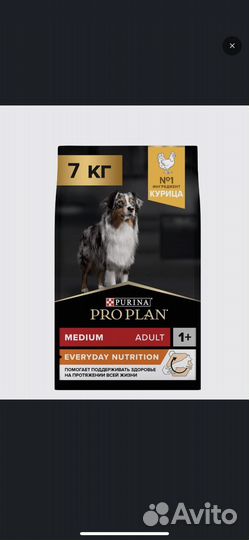 Корм для собак purina pro plan