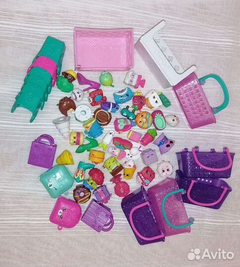 Коллекция shopkins фигурки, ящички, корзинки