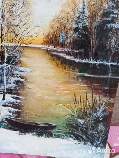 Картина маслом на холсте пейзаж