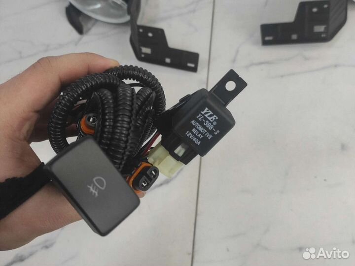 Птф c проводкой и кнопкой Honda Accord 8