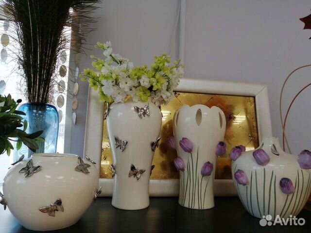 Керамическая ваза