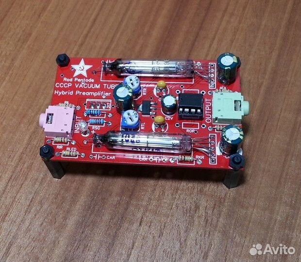 Ламповый Усилитель на редких стержневых лампах USB