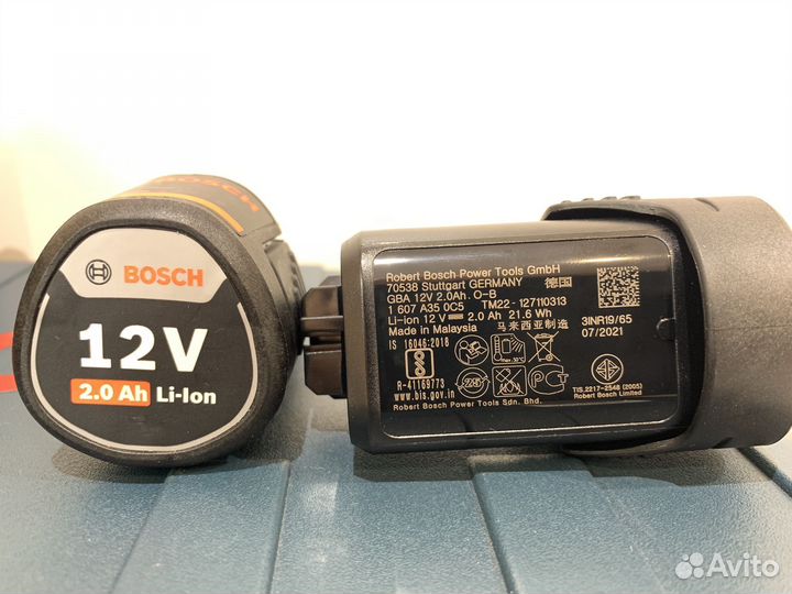 Шуруповёрт Bosch 12V-15 FC со съёмным патроном