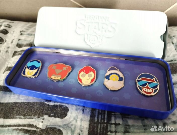 Металлические значки Бравл Старс, Brawl Stars