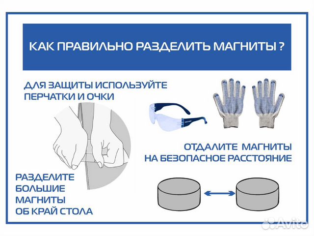 Неодимовый магнит 50х30 доставка из Москвы 2-3 дня