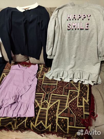 Вещи пакетом на девочку 140-146 р-р