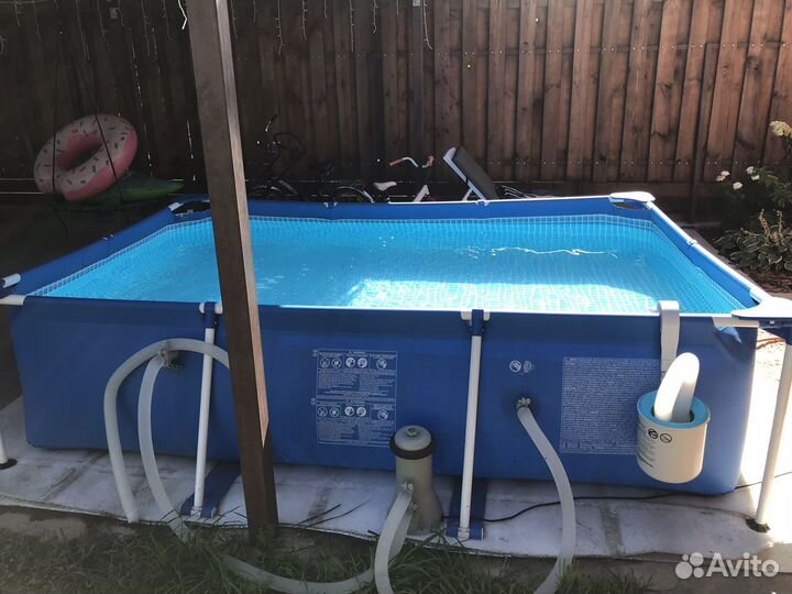 Каркасный бассейн intex