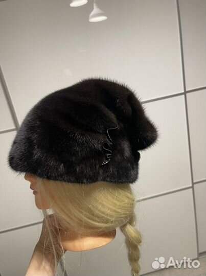 Шапка норковая женская бу