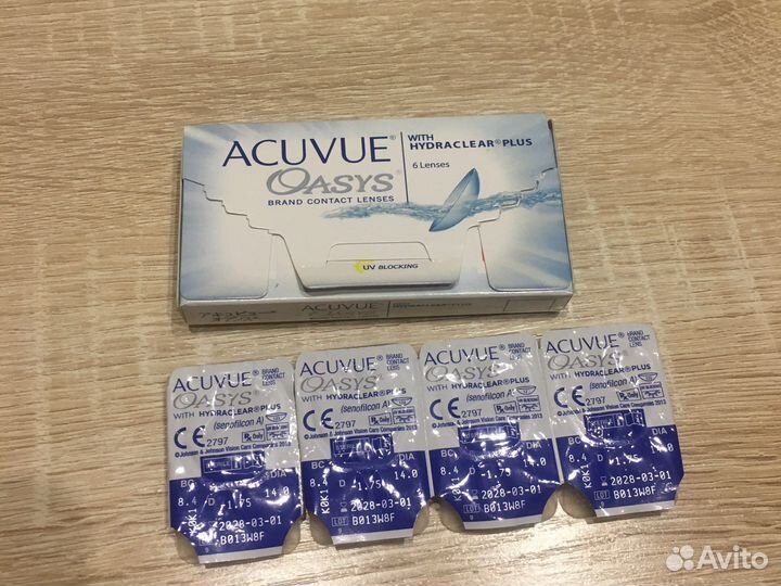 Линзы acuvue oasys двухнедельные