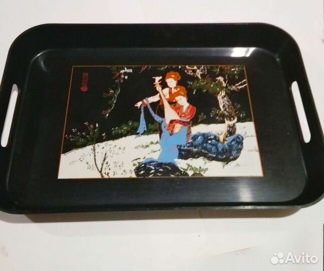 Поднос декоративный Китаянки, пластик