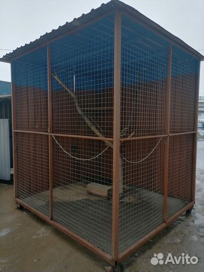 Павильон,вольер для животного,крупной хищной птицы