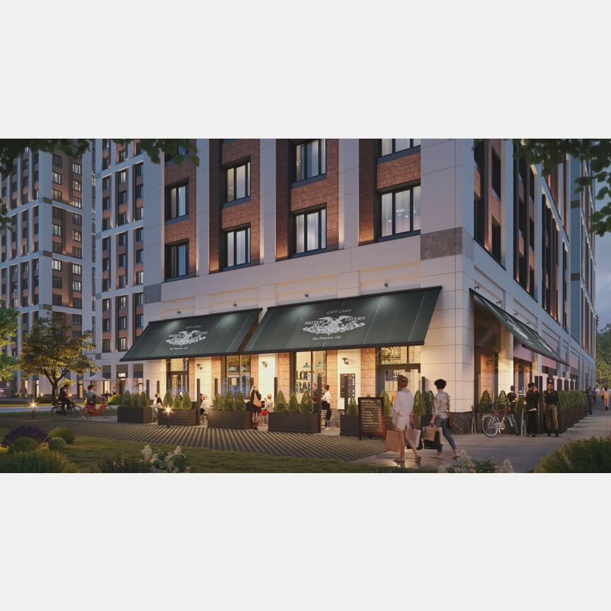 Апартаменты-студия, 21,7 м², 9/16 эт.