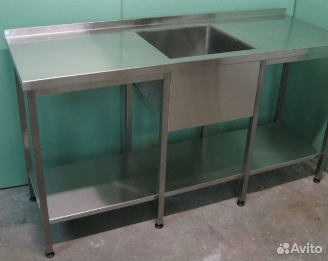 Ванна моечная с рабочей поверхностью вмсс 1