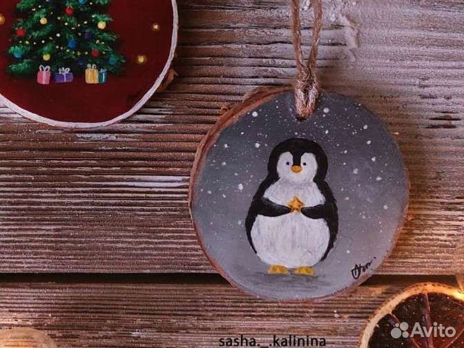 Елочные игрушки ручной работы