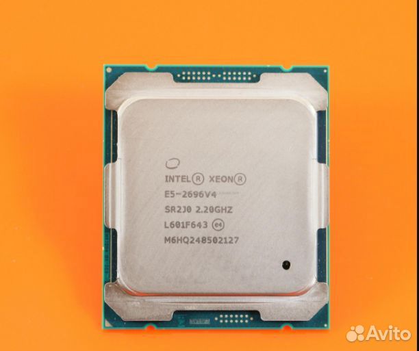 Intel xeon E5 2696 V4, 3.6 ггц, 22 ядра в наличии