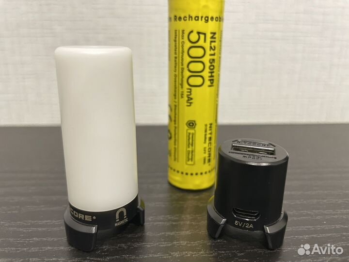 Магнитные 2 в 1 PowerBank+фонарь (nitecore MPB21)