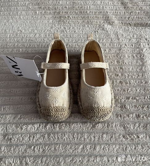 Балетки эспадрильи Zara 25 оригал